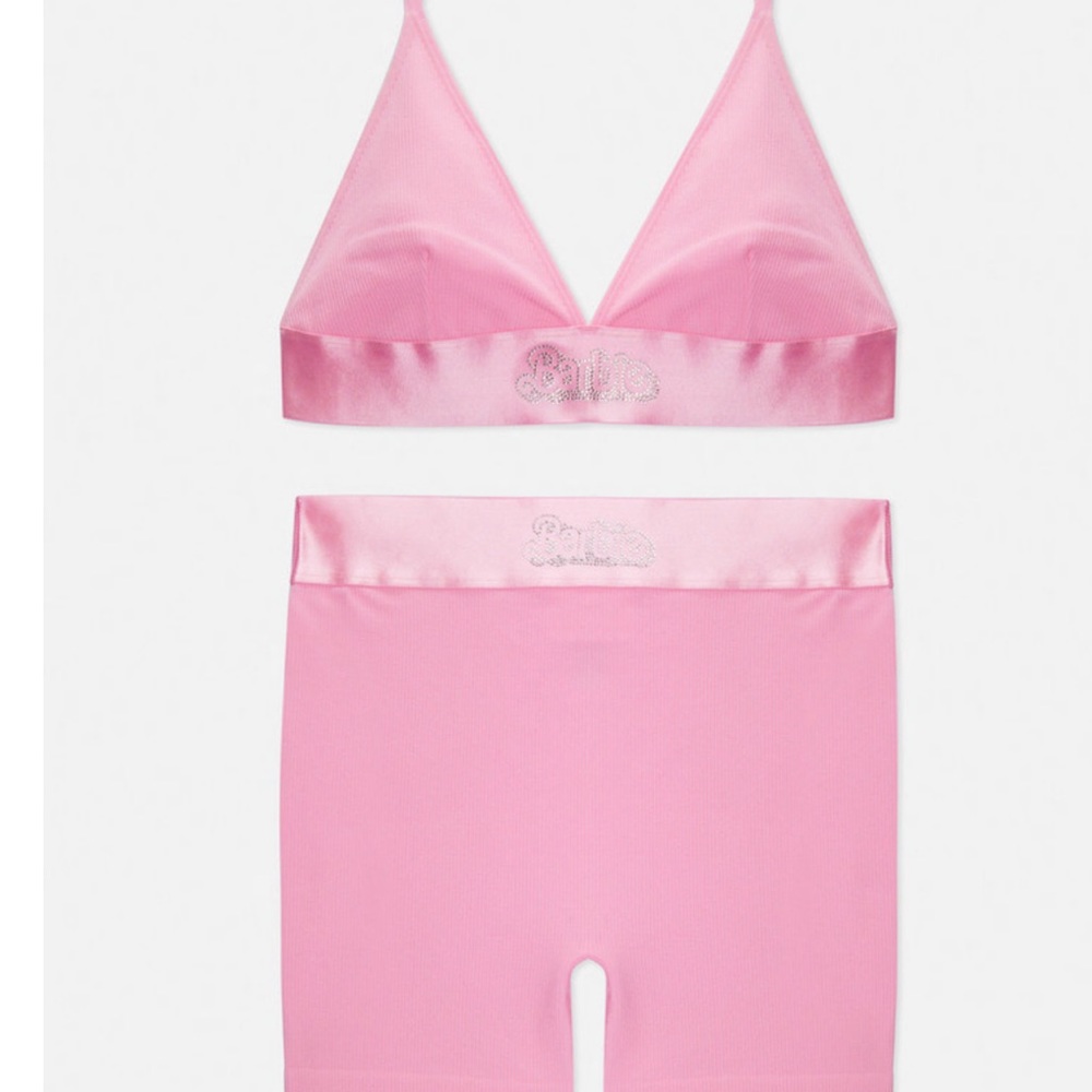 Barbie The movie Bralette & seamless  biker style shorts  limited edition